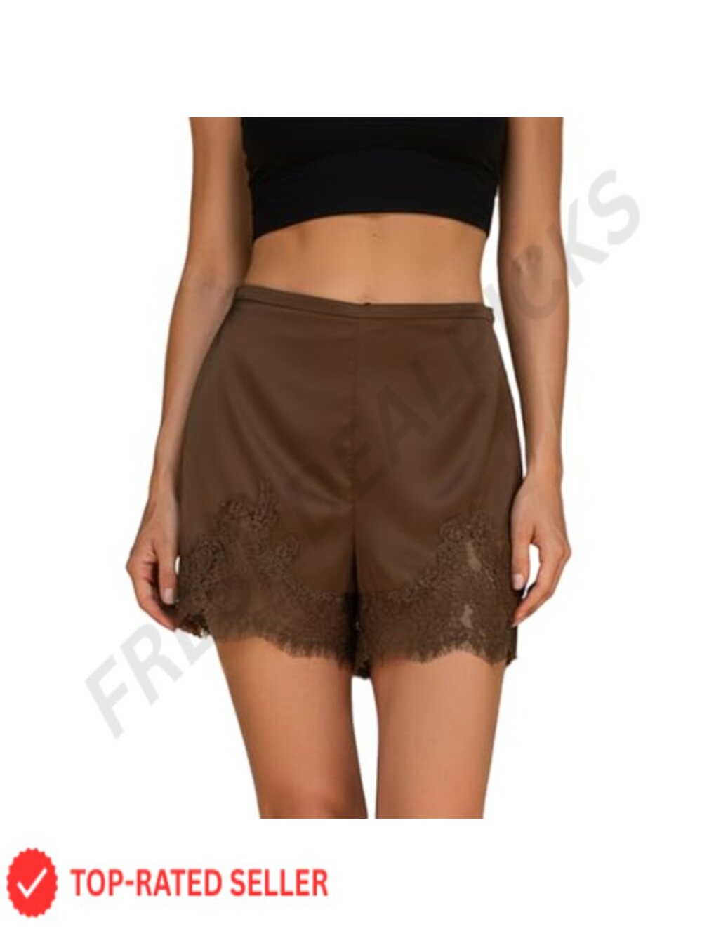 Satin Lace Trim Shorts Y2K Coquette Micro Mini Slip Bottoms